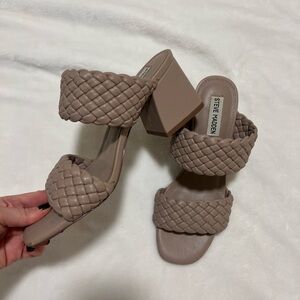 Steve Madden Braided Mule Heels